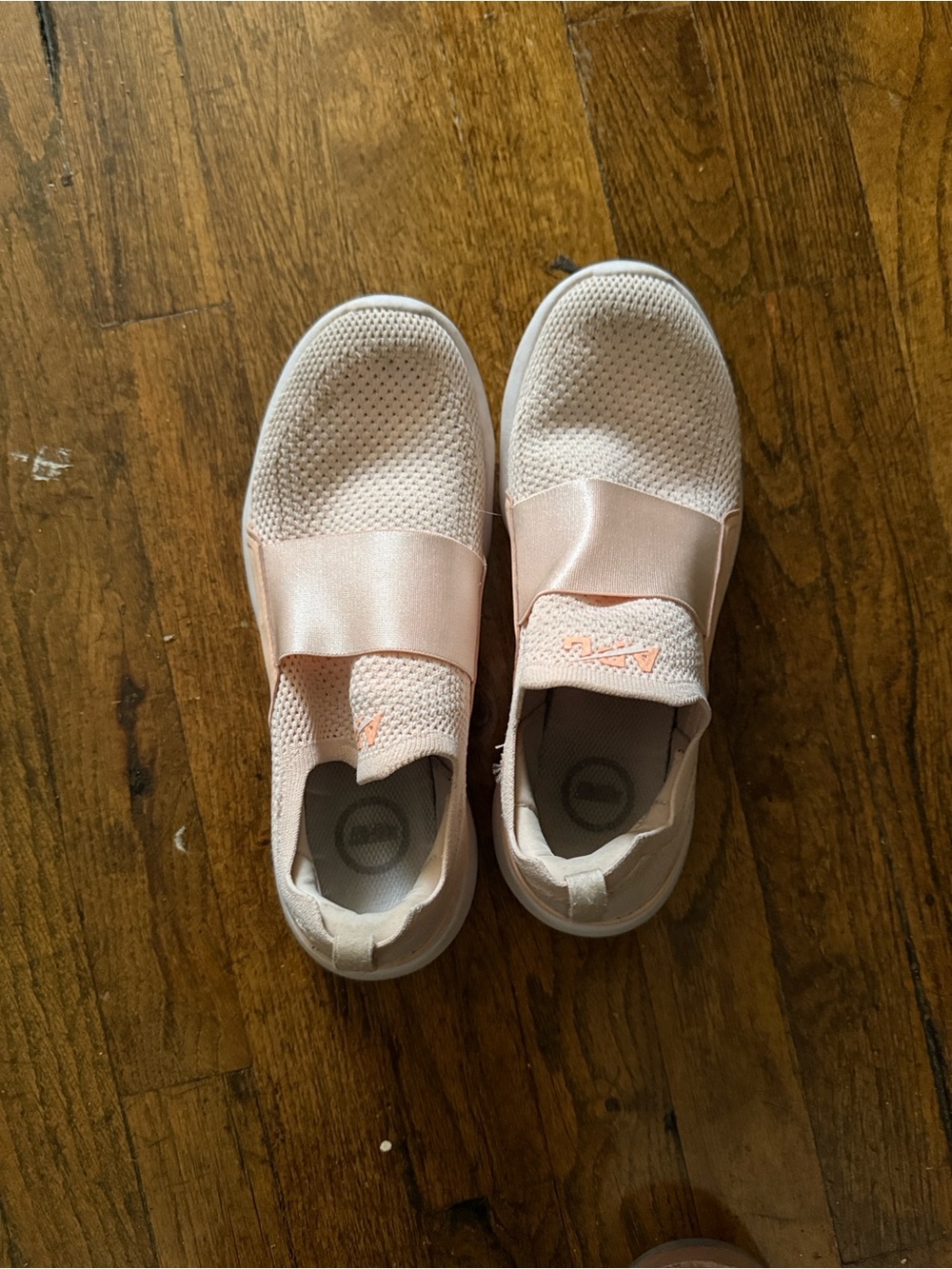 APL light pink slip on sneakers size 8